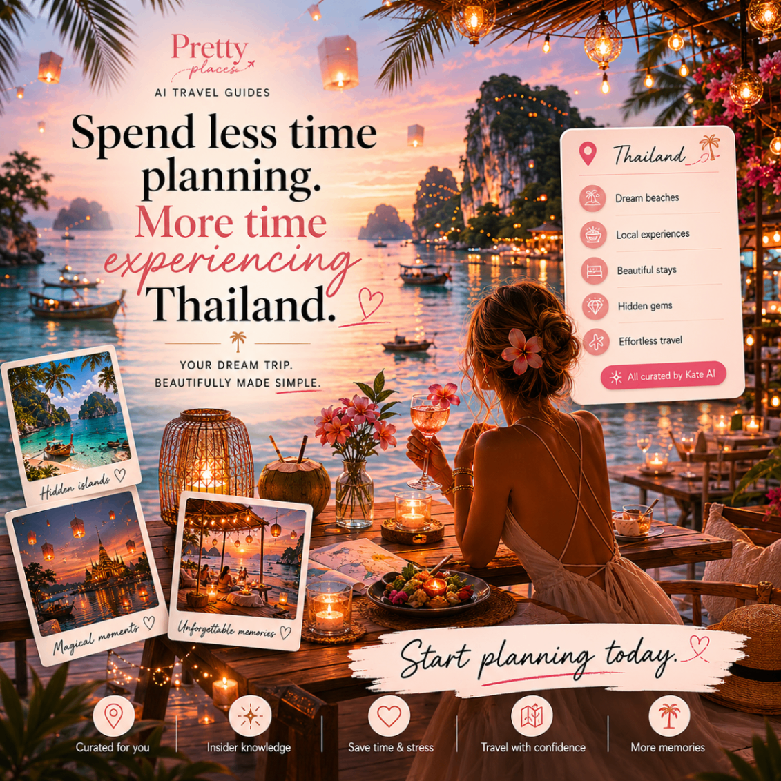 Spend less time planning, more time experiencing Thailand