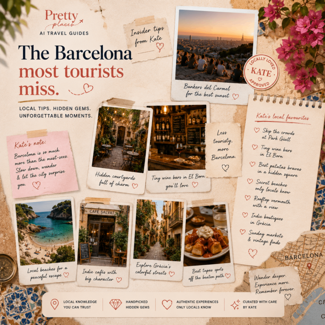 The Barcelona most tourists miss — hidden gems and local favourites