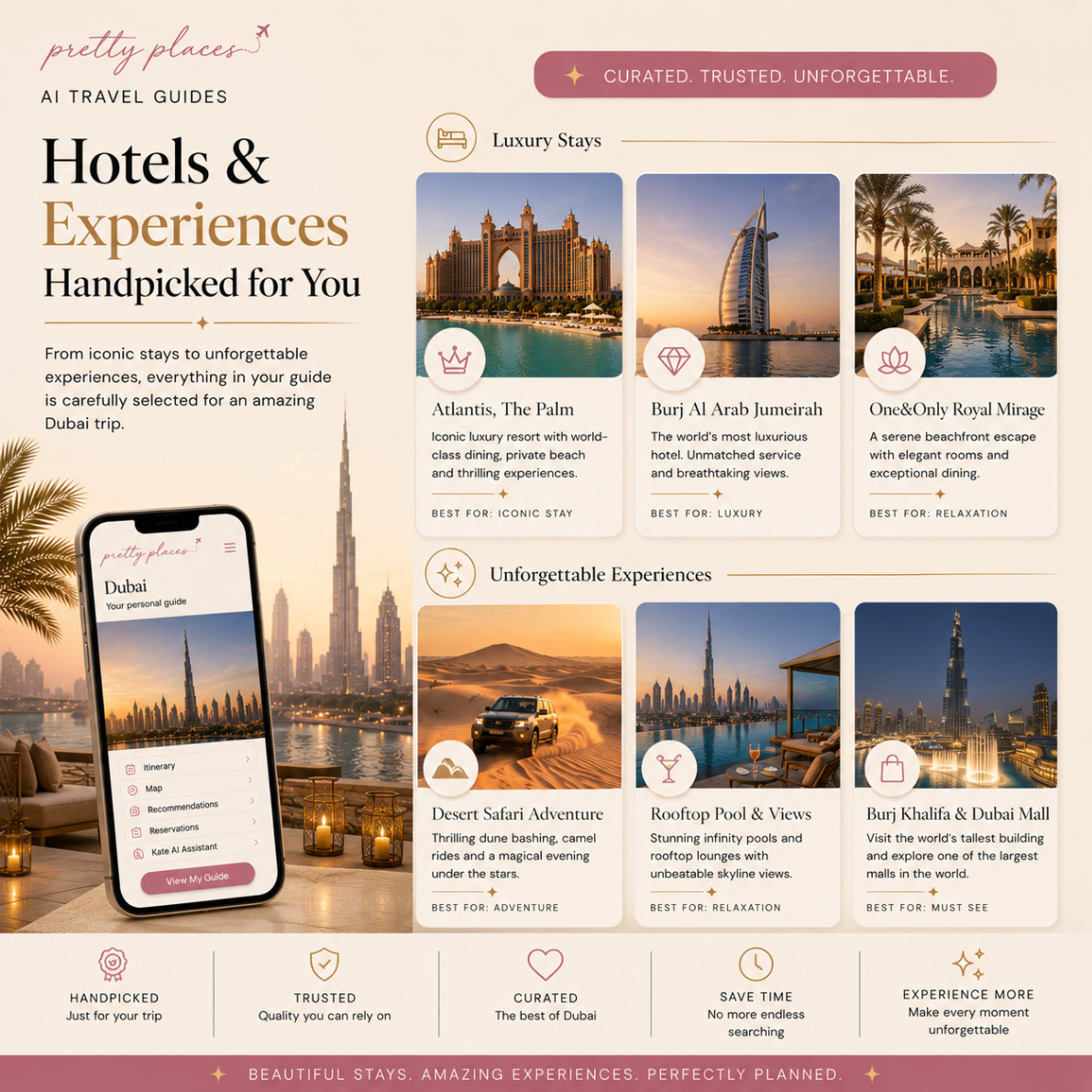 Handpicked hotels and experiences in Dubai